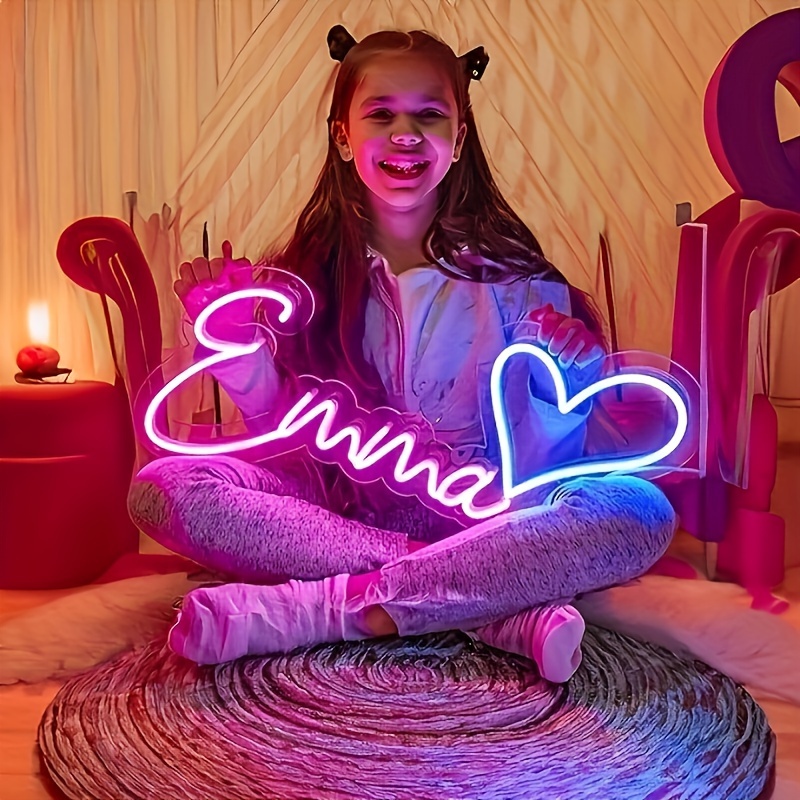 Lighting Decor Items - Personalizowany neonowy LED-owy znak ścienny z