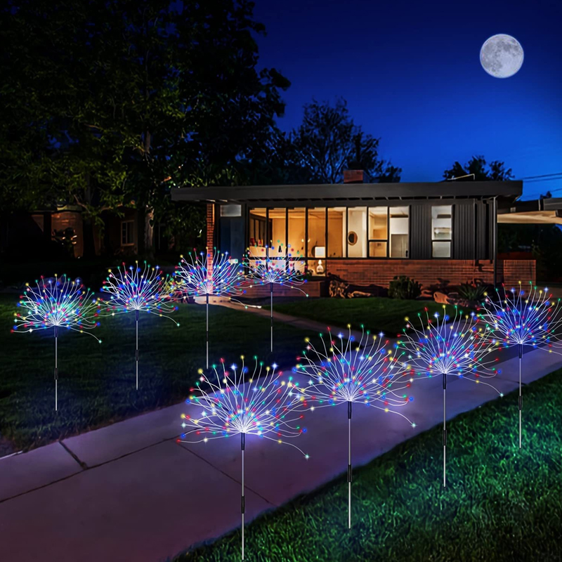 String Light Outdoor - Solarne oświetlenie fajerwerkowe Zewnętrzne wodoodporne oświetlenie