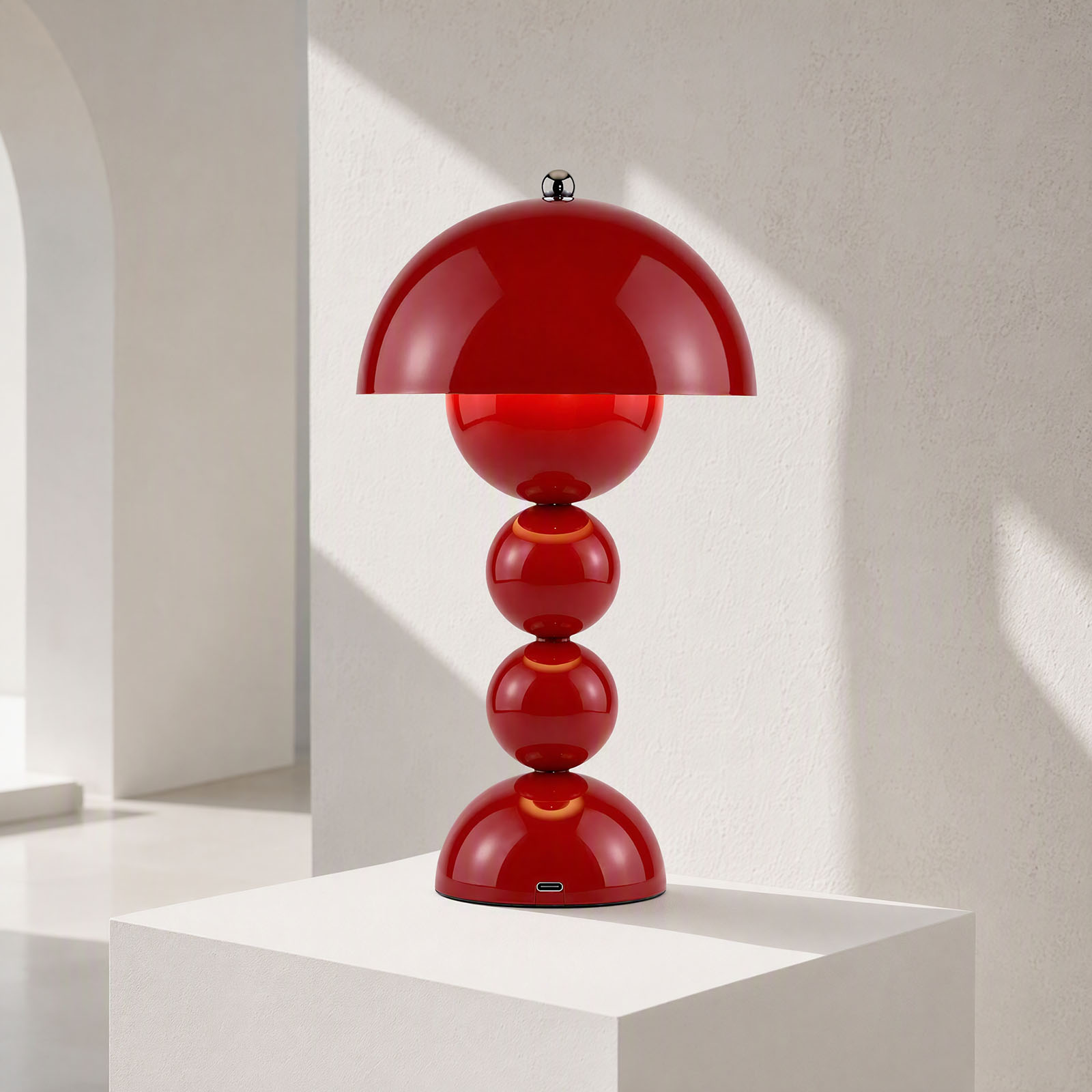 Mushroom Table Lamp - Lampa stołowa w stylu vintage, w