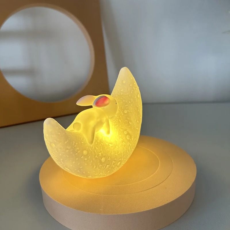 Mushroom Table Lamp - Lampka Nocna Lampka do Snu Księżycowy