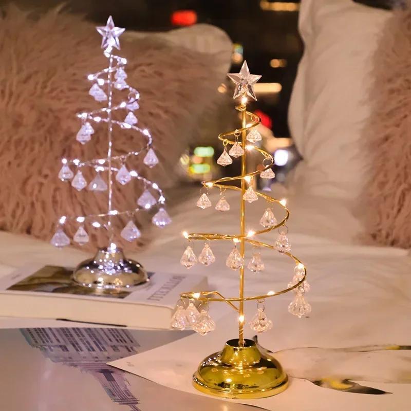 Pendant Lighting Christmas Decor - Świąteczna lampa LED w kształcie kryształowej