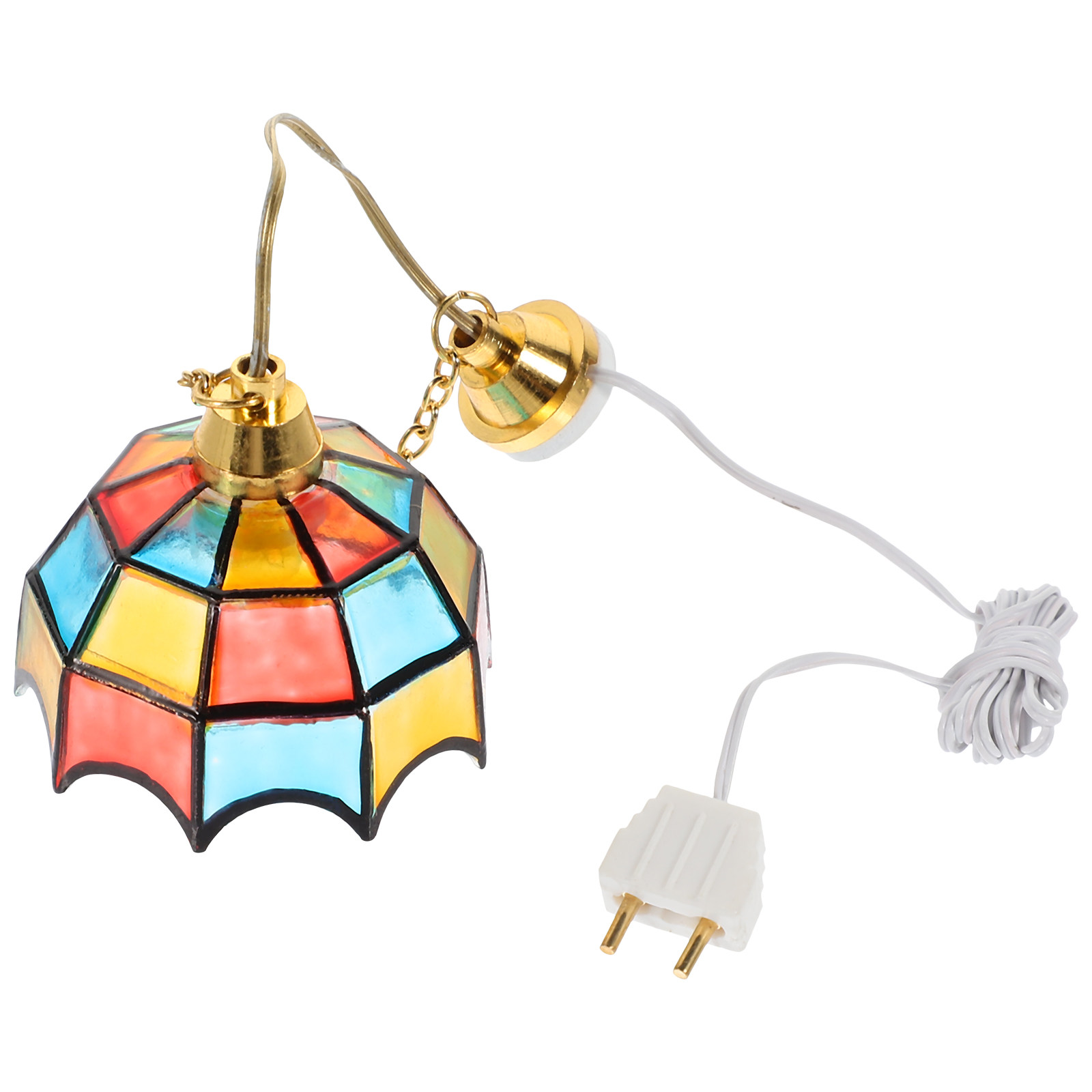Pendant Lighting Christmas Decor - Miniaturowa lampa do domku dla lalek,
