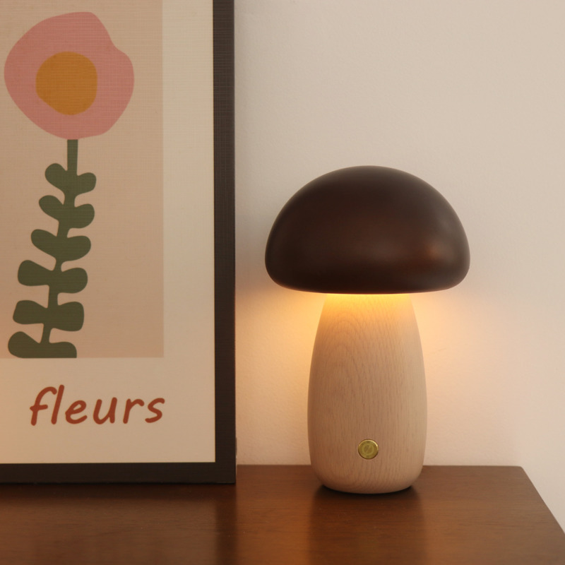Mushroom Table Lamp - Lampka nocna LED w kształcie grzyba,