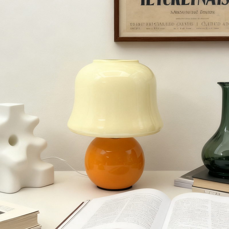 Mushroom Table Lamp - Nowoczesna minimalistyczna lampka biurkowa w kształcie