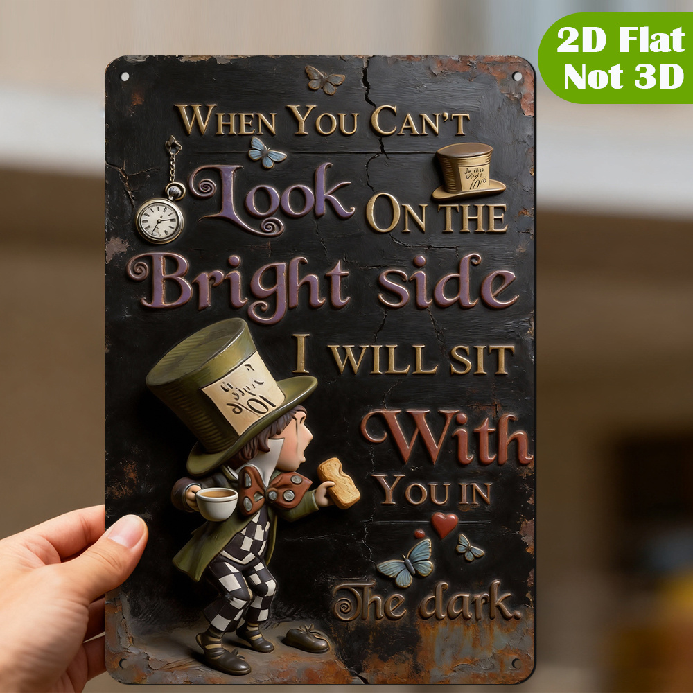 Lighting Decor Items - Metalowa tabliczka z cytatem z filmu