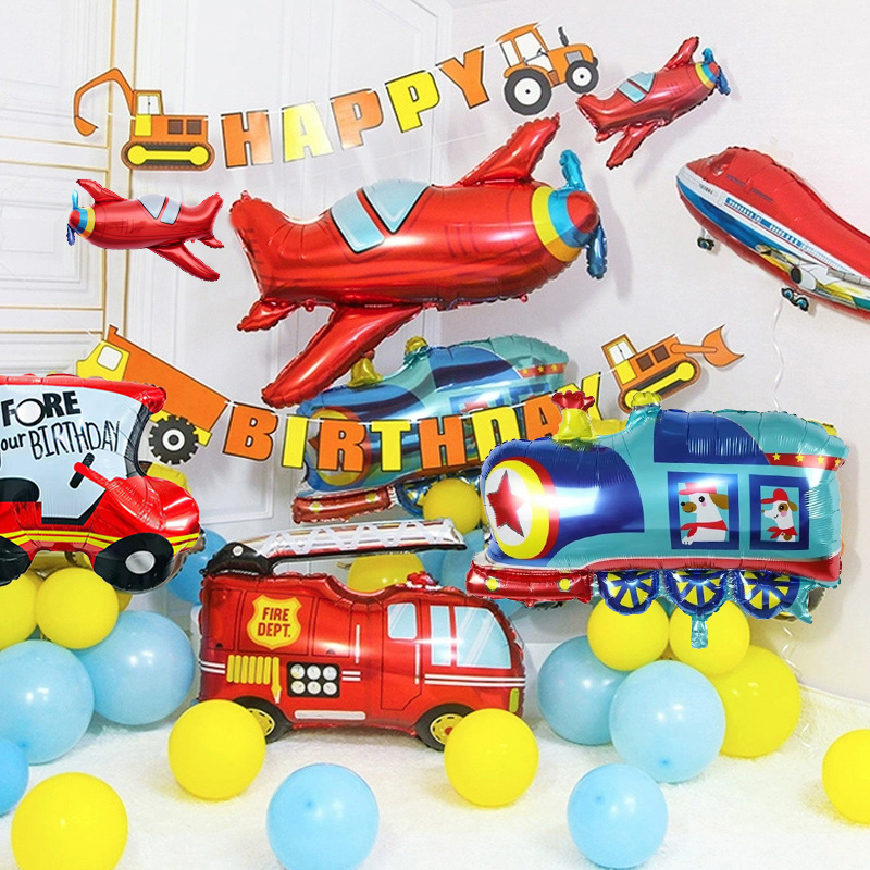 Samolot Samochód Folia Balony  – Lighting Mcqueen Birthday Decor recenzja i cena