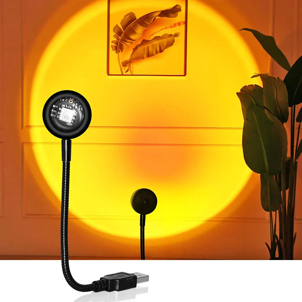 1Pc Światło zachodu słońca Tęc – Sunset Lamp Projection recenzja i cena