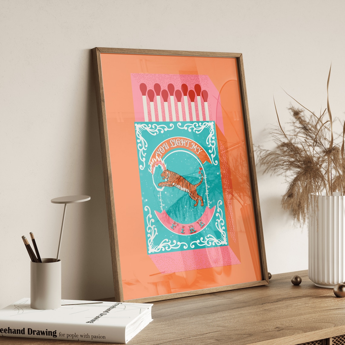 You Light My Fire Orange Match – Lighting Decor Items recenzja i cena