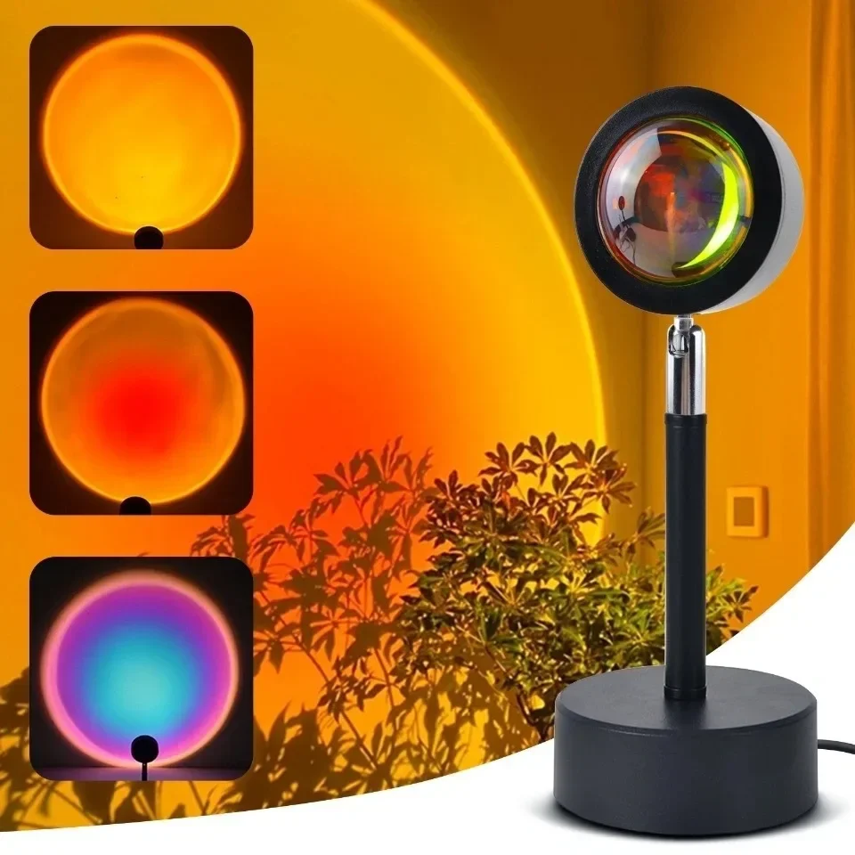 Lampa projekcyjna zachodu słoń – Sunset Lamp Projection recenzja i cena