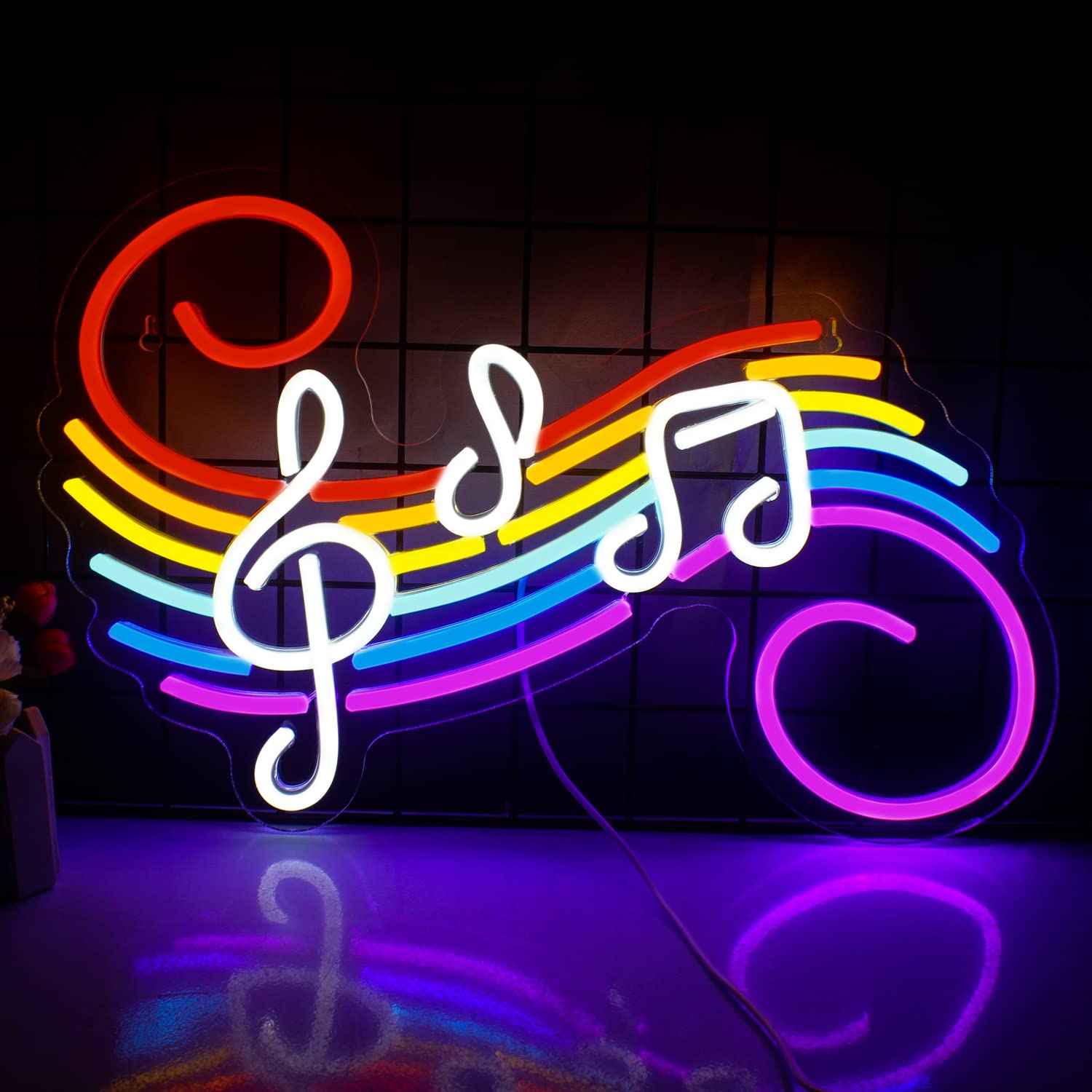 Neonowy znak z nutami muzyczny – Lighting Decoration For Wedding recenzja i cena