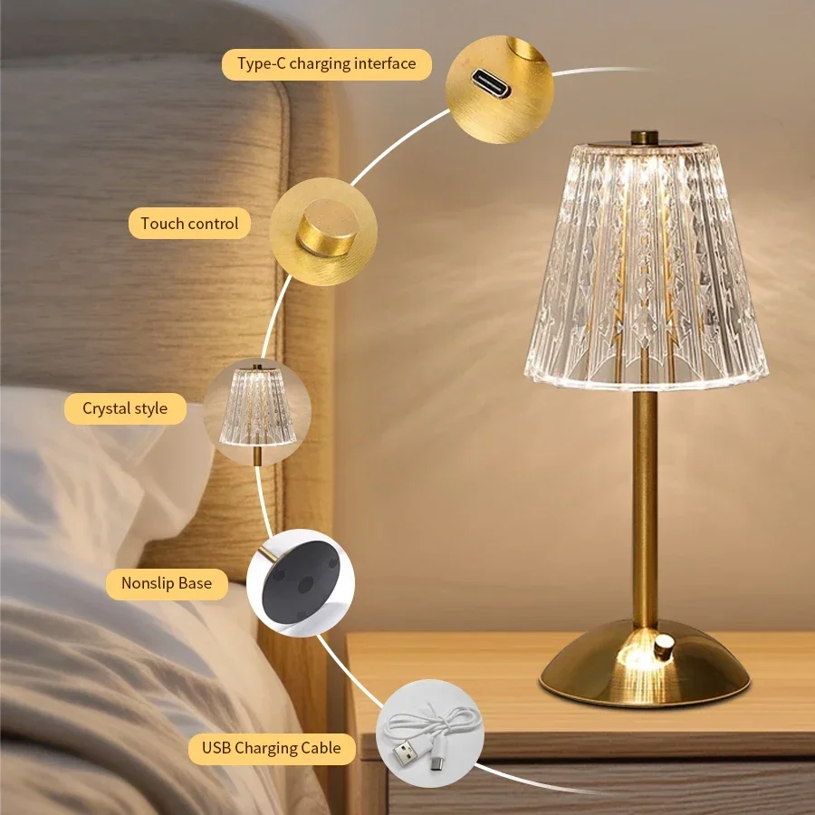 USB akumulatorowa lampa stołow – Mushroom Table Lamp recenzja i cena