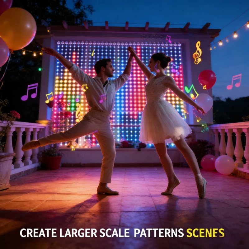 Inteligentne lampki kurtynowe  – Lighting Decoration For Wedding recenzja i cena