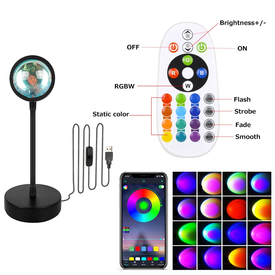Lampa projektora o zachodzie s – Sunset Lamp Projection recenzja i cena