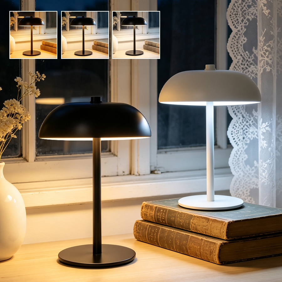 Bezprzewodowa lampka biurkowa  – Mushroom Table Lamp recenzja i cena