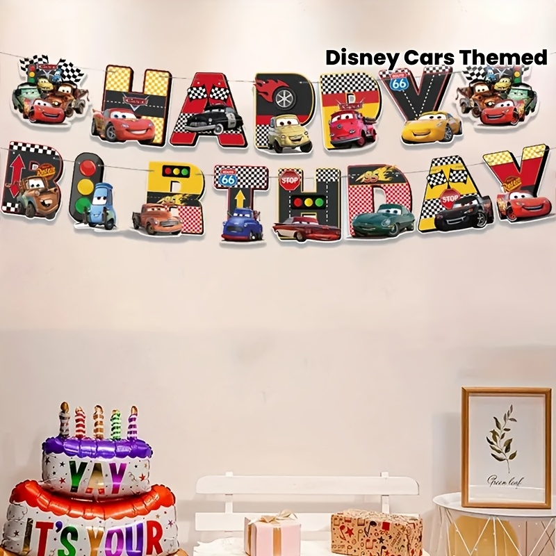 Disney Minnie, Stitch, Zygzak  – Lighting Mcqueen Birthday Decor recenzja i cena