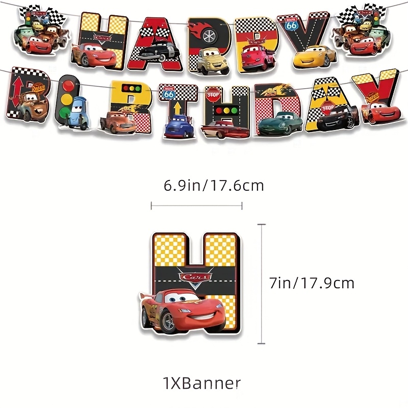 Disney Minnie, Stitch, Zygzak  – Lighting Mcqueen Birthday Decor recenzja i cena