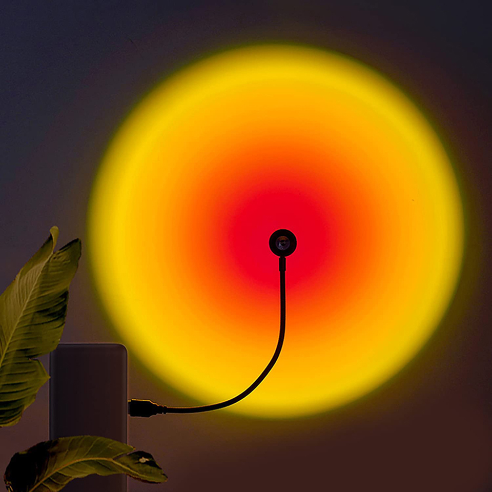 1x USB Sunset Lamp LED Rainbow – Sunset Lamp Projection recenzja i cena
