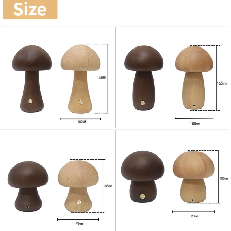 Śliczna lampka nocna LED Mushr – Mushroom Table Lamp recenzja i cena