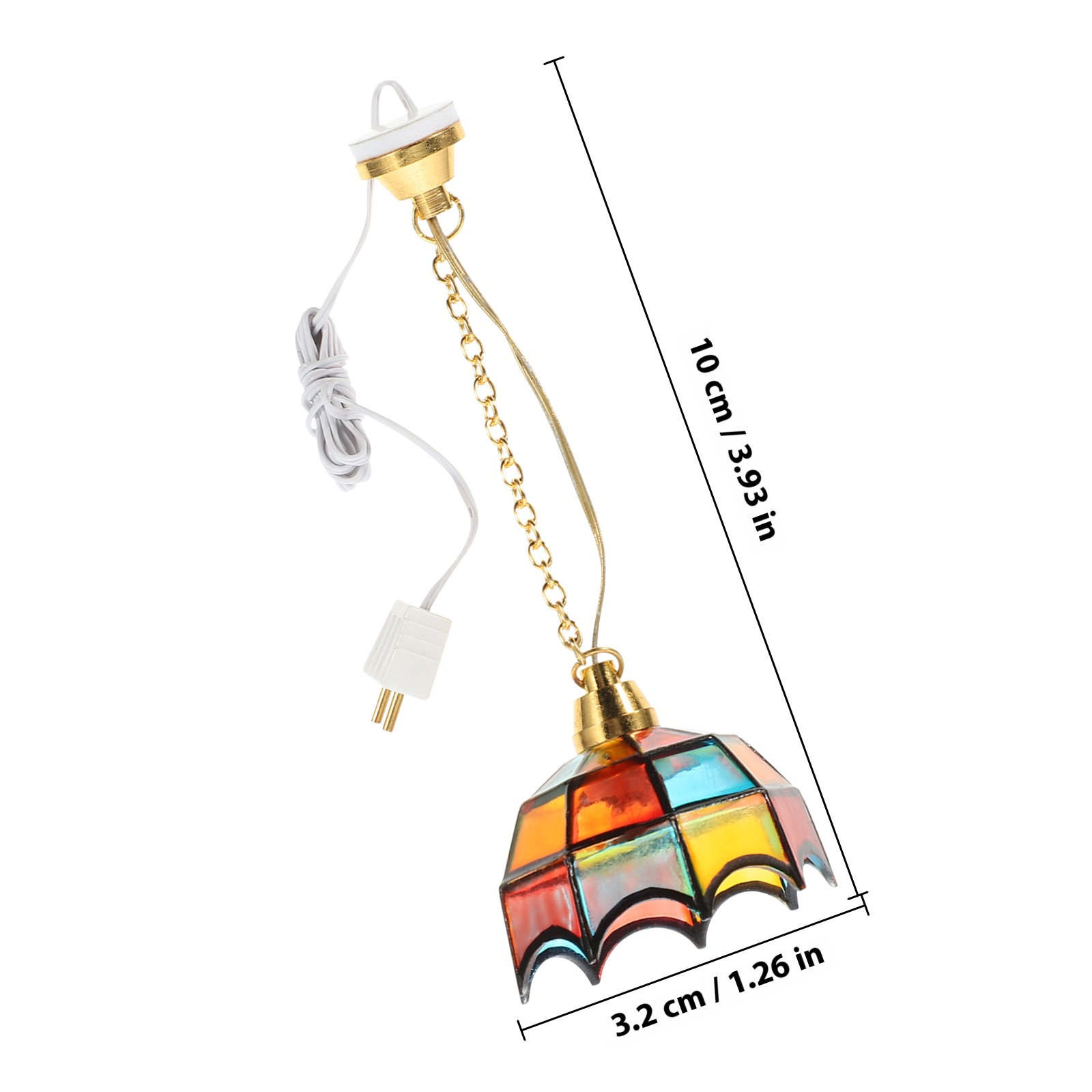 Miniaturowa lampa do domku dla – Pendant Lighting Christmas Decor recenzja i cena
