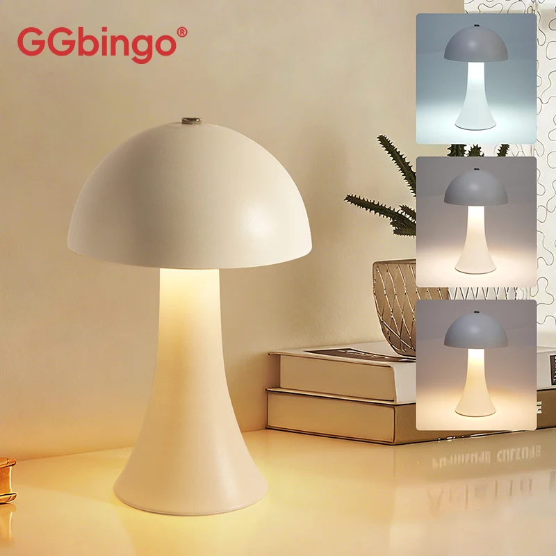 GGbingo Ładowalna Nowa Lampa S – Mushroom Table Lamp recenzja i cena