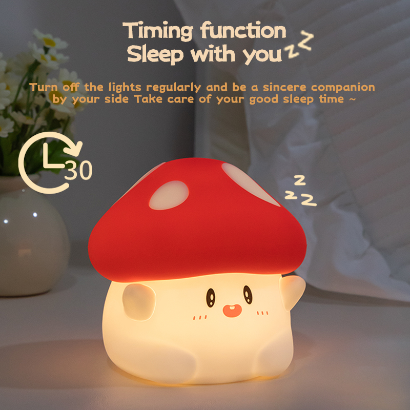 Grzybowa lampka nocna LED akum – Mushroom Table Lamp recenzja i cena