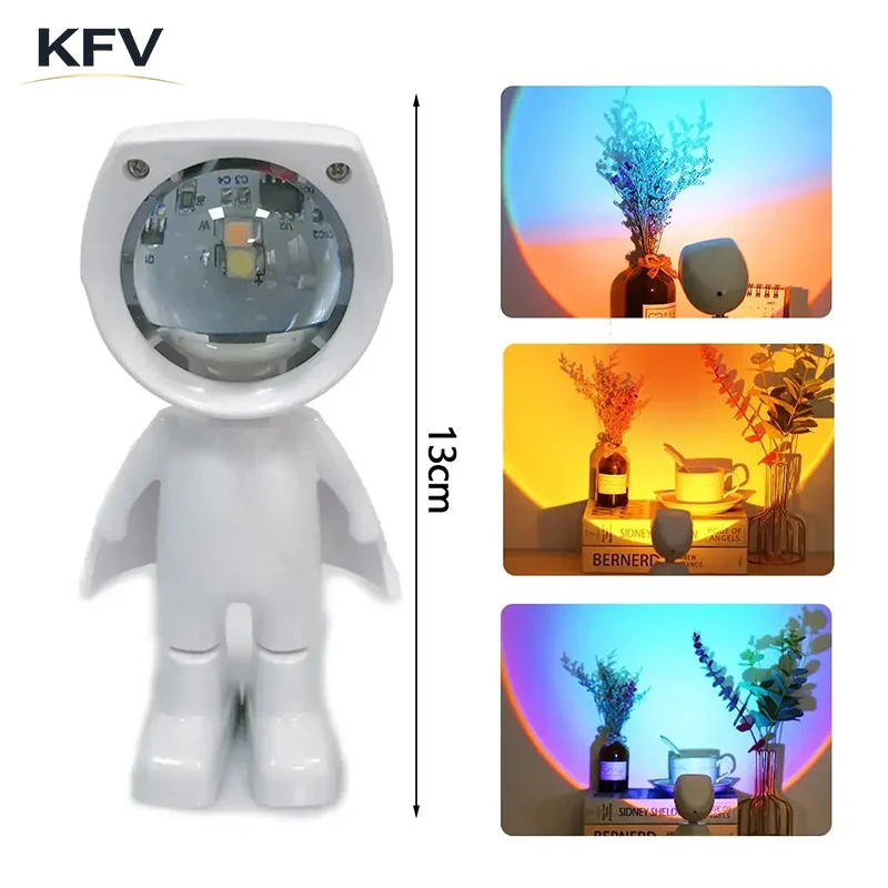 KFV Sunset Astronaut Robot Rai – Sunset Lamp Projection recenzja i cena