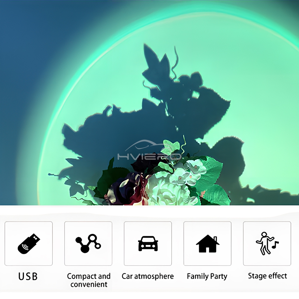1 szt. Lampa zachodzącego słoń – Sunset Lamp Projection recenzja i cena