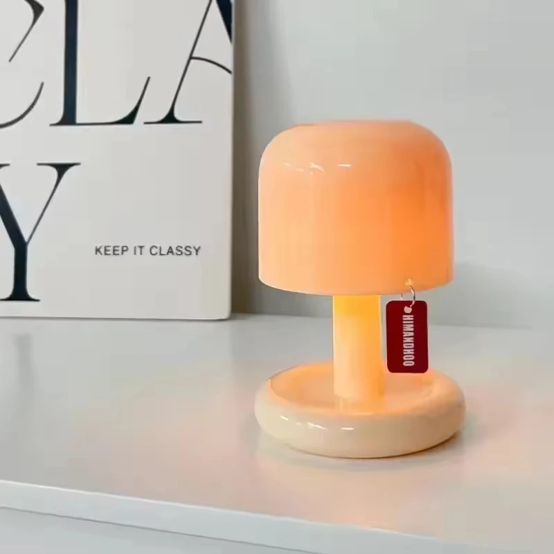 Mini lampka nocna LED w kształ – Mushroom Table Lamp recenzja i cena