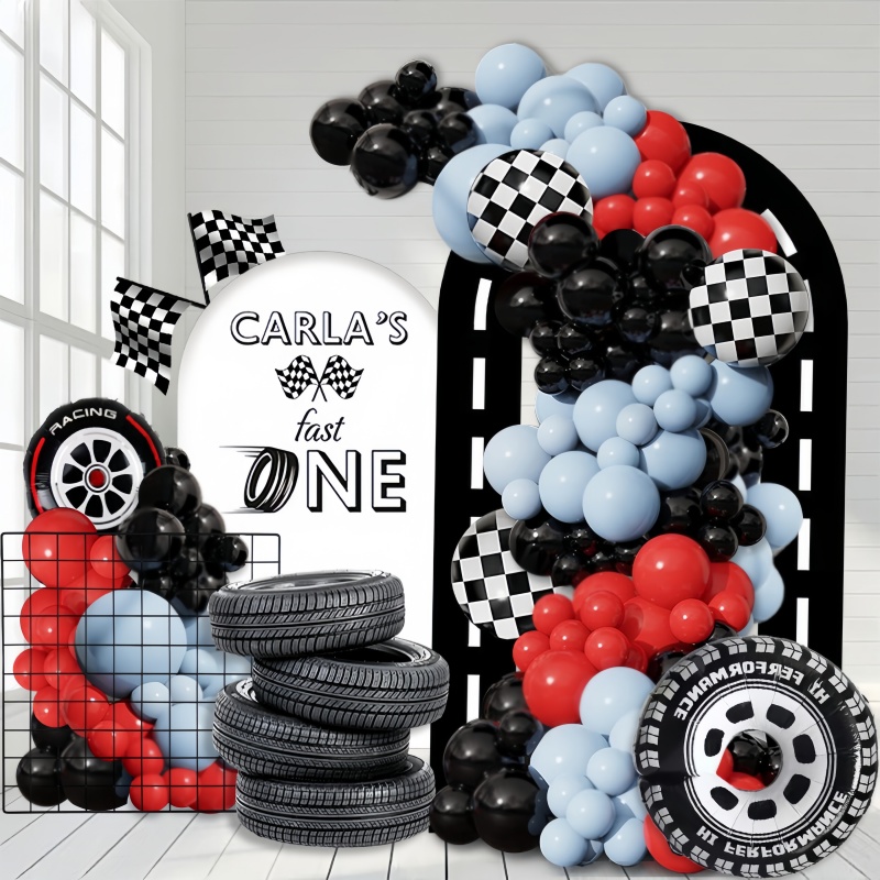 115-częściowy zestaw balonów n – Lighting Mcqueen Birthday Decor recenzja i cena