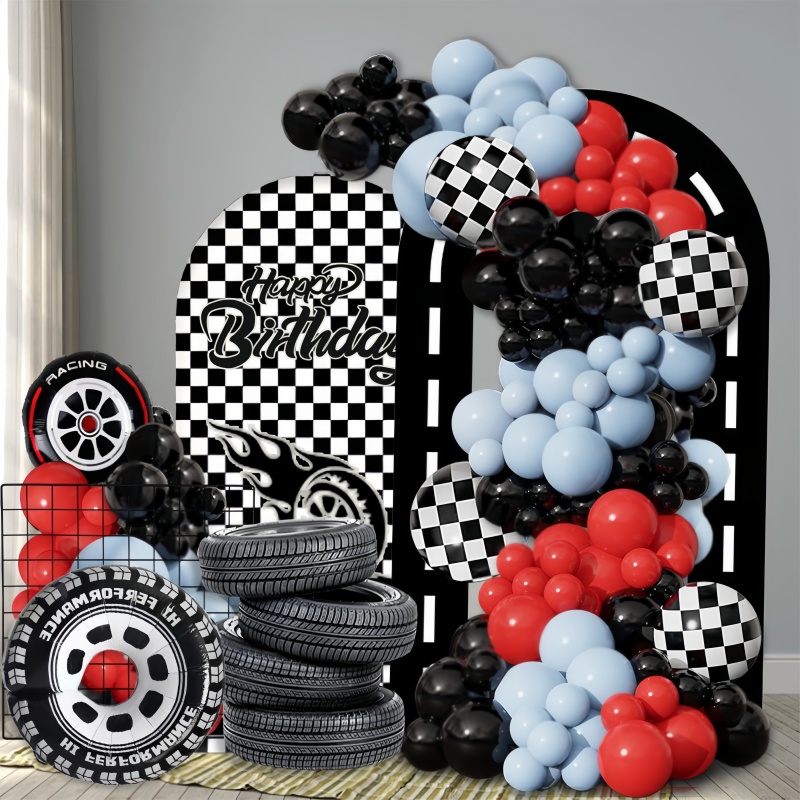 115-częściowy zestaw balonów n – Lighting Mcqueen Birthday Decor recenzja i cena