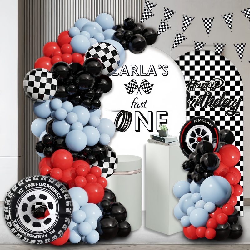 115-częściowy zestaw balonów n – Lighting Mcqueen Birthday Decor recenzja i cena