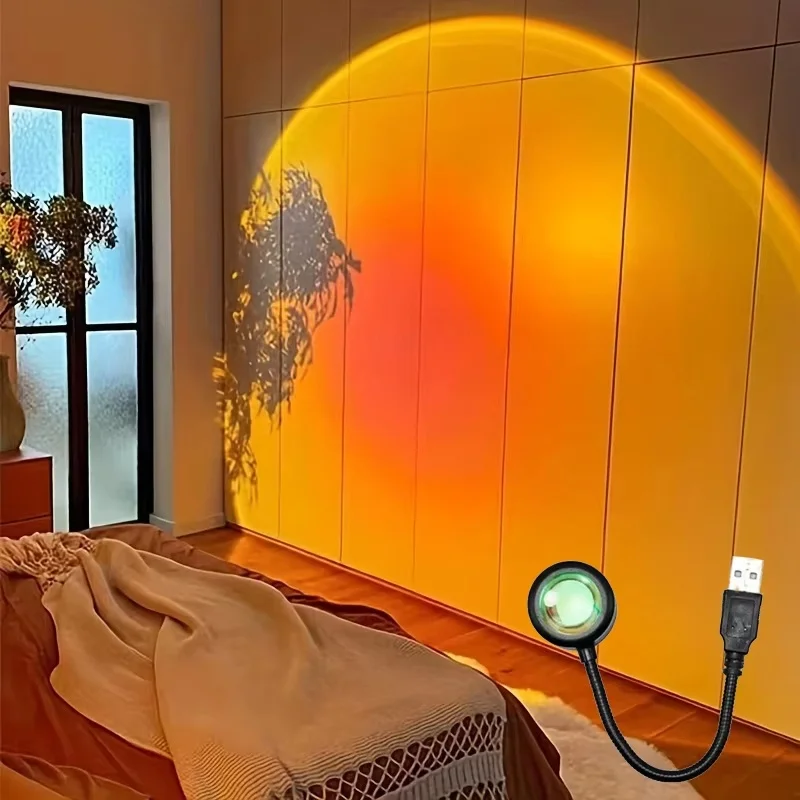 Mini USB ED Lampka Nocna Zachó – Sunset Lamp Projection recenzja i cena
