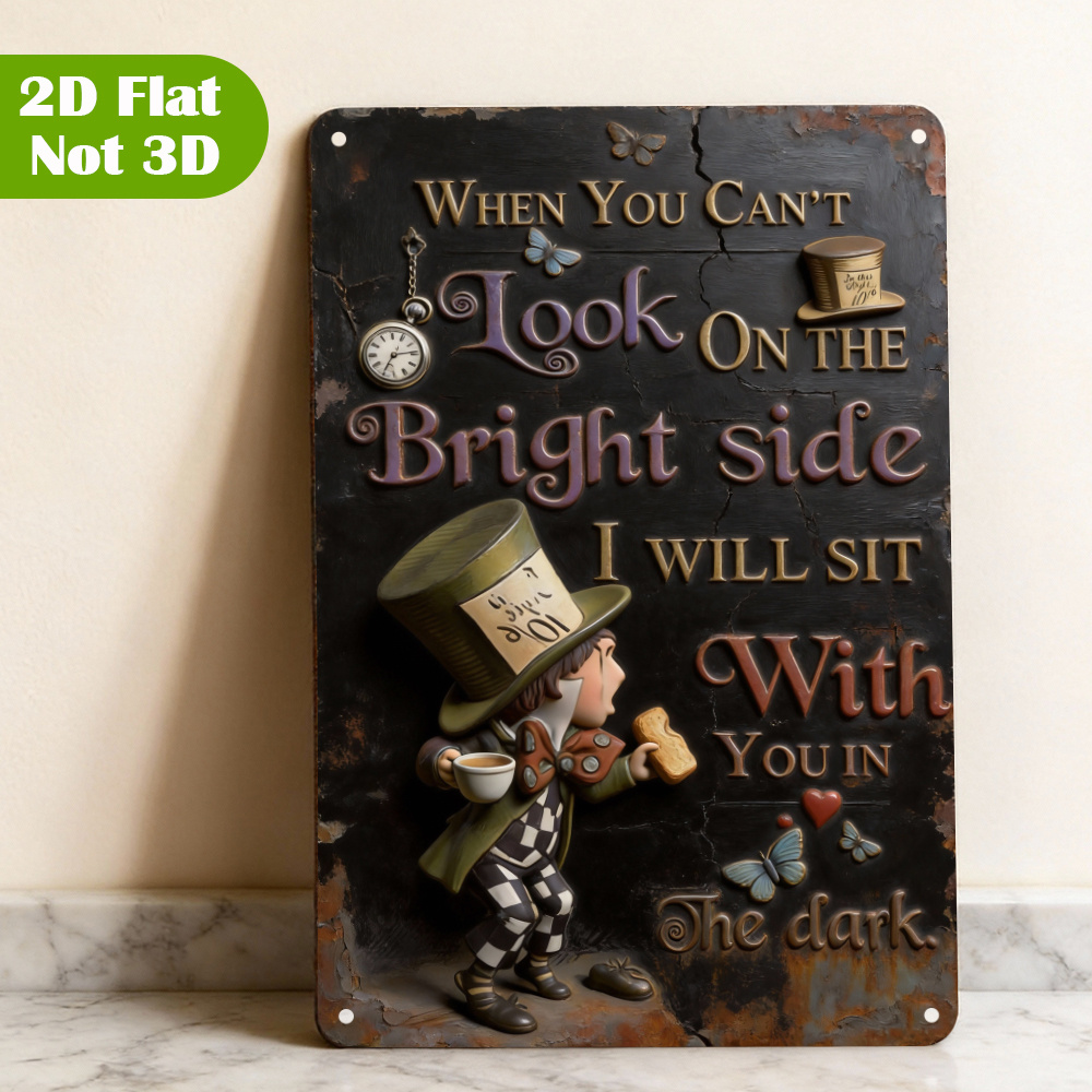 Metalowa tabliczka z cytatem z – Lighting Decor Items recenzja i cena