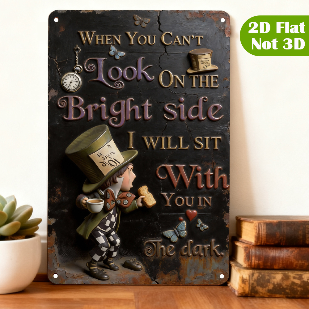 Metalowa tabliczka z cytatem z – Lighting Decor Items recenzja i cena
