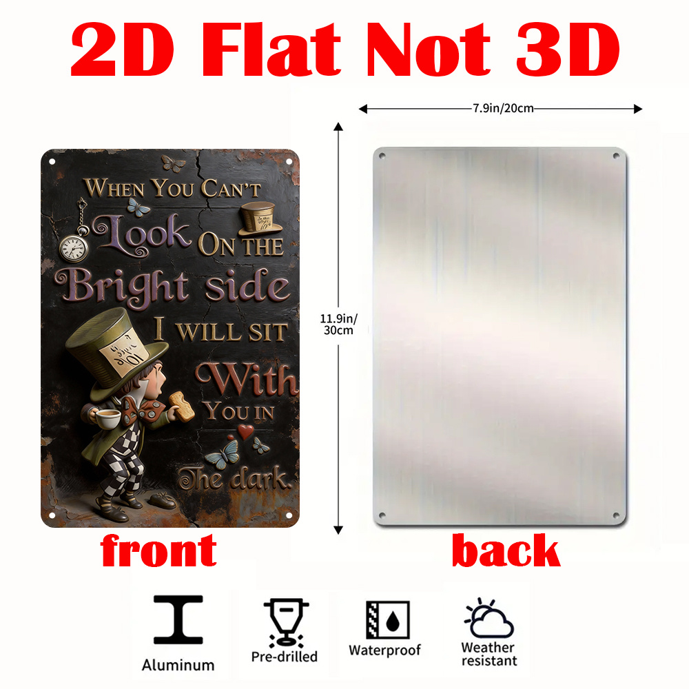 Metalowa tabliczka z cytatem z – Lighting Decor Items recenzja i cena